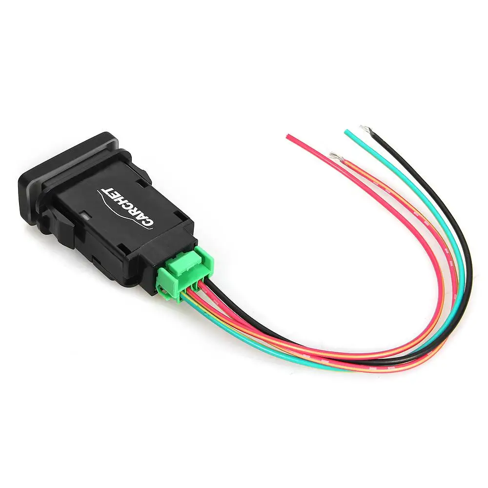 CARCHET Универсальный Синий свет авто Переключатели SPST ВКЛ-ВЫКЛ переключатель 12-24 В