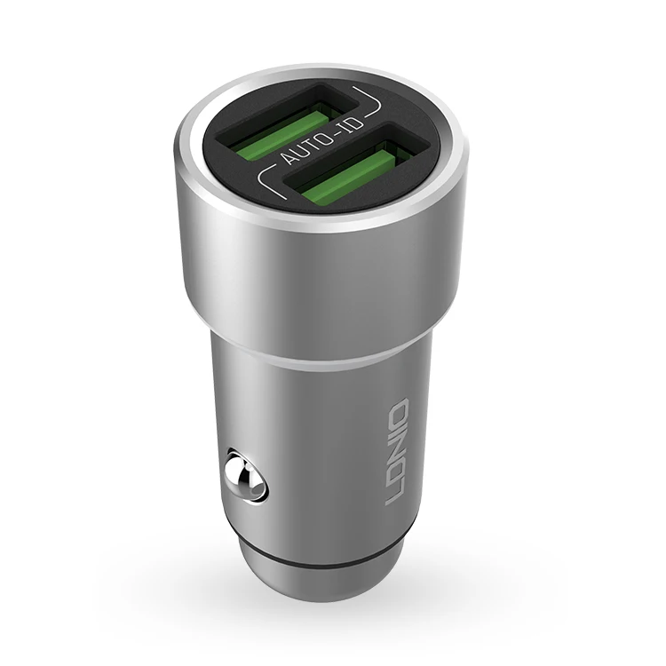 LDNIO C302 5 V 3.6A Портативный автомобиля Зарядное устройство адаптер+ USB кабель мобильного телефона Зарядное устройство для iPhone samsung huawei LG sony