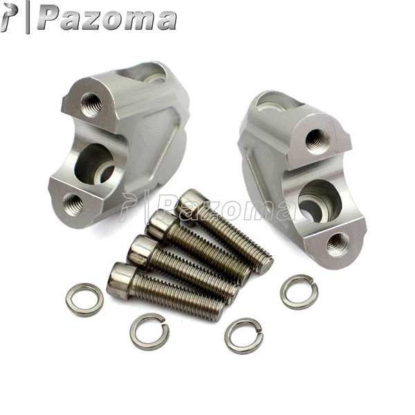 CNC алюминиевый 7/" руль мотоцикла Riser Bar Зажим адаптер для Suzuki GSF 1250S SV650 SV1000 DL25 GW250 S/F 2003