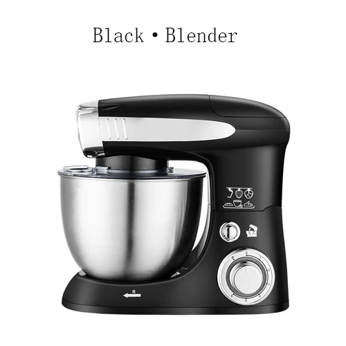 Black 4 Блендер Mikser 4L 1000 Вт кухонный Электрический миксер для еды взбиватель для яиц Тесто крем блендер соковыжималка Мясорубка Batidora - Цвет: Black 4
