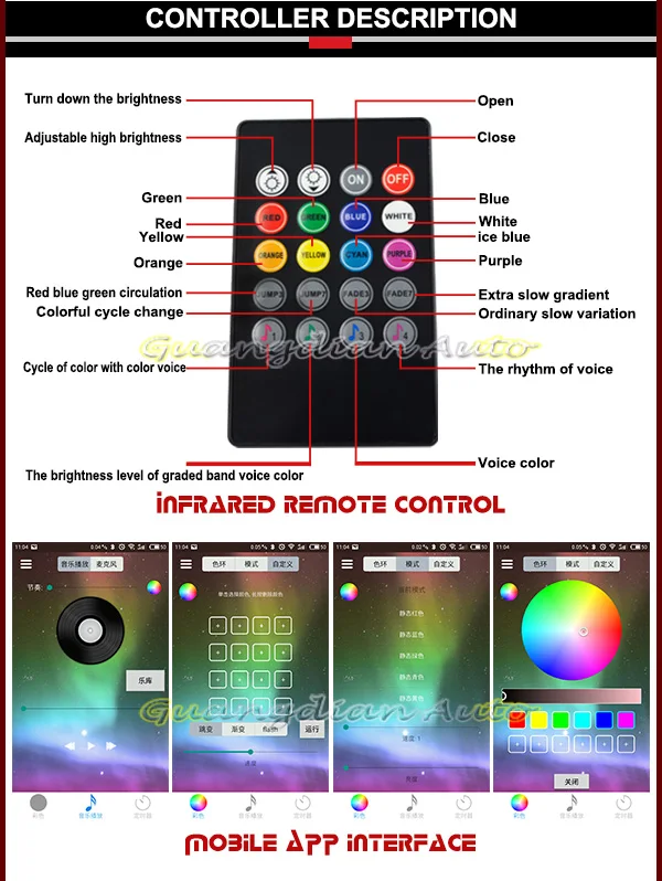 Tcart 4 шт. автомобильный rgb приложение контроль полосы светодиодный неон под днище кузова авто светильник с потоком вспышки хороший гибкий светодиодный светильник s