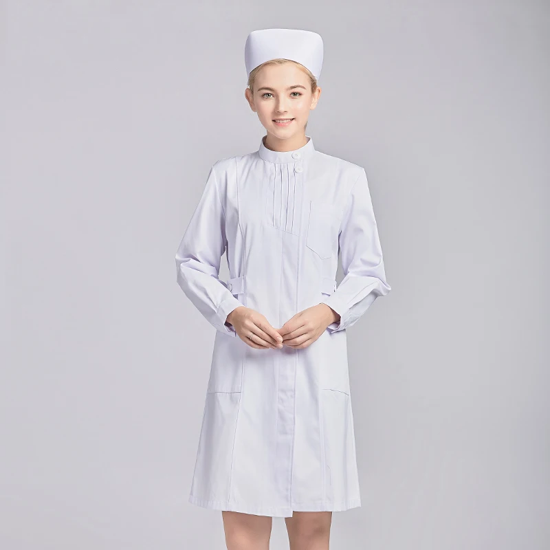Женский медицинский Халат, медицинская лабораторная куртка, больница, доктор, тонкая разноцветная форма медсестры, медицинская одежда, Комбинезоны для женщин - Цвет: photo