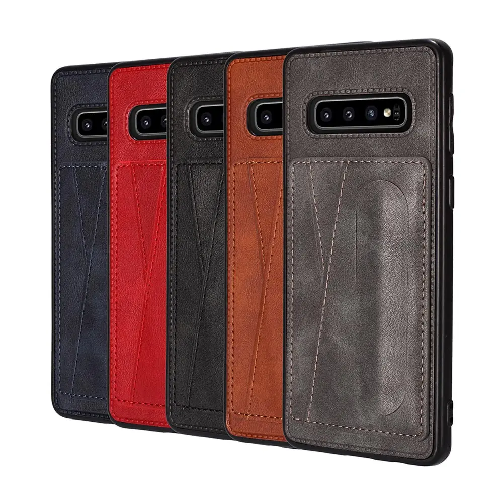 KISSCASE Retro Case For Samsung S8 S9 S10 Plus PU leather S10E Note9 M10 M20 M30 Capinhas |