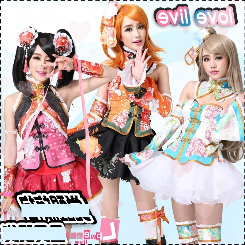 Костюм горничной из аниме love live sunshine косплей костюм Ядзава Нико Маки Нозоми тоджо