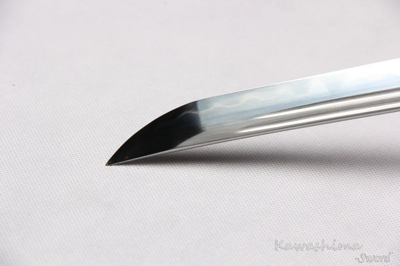 

Free Shipping Handmade Japanese Katana Folded Steel Kobuse Blade Clay Tempered Real Hamon Genuine Samurai Sword