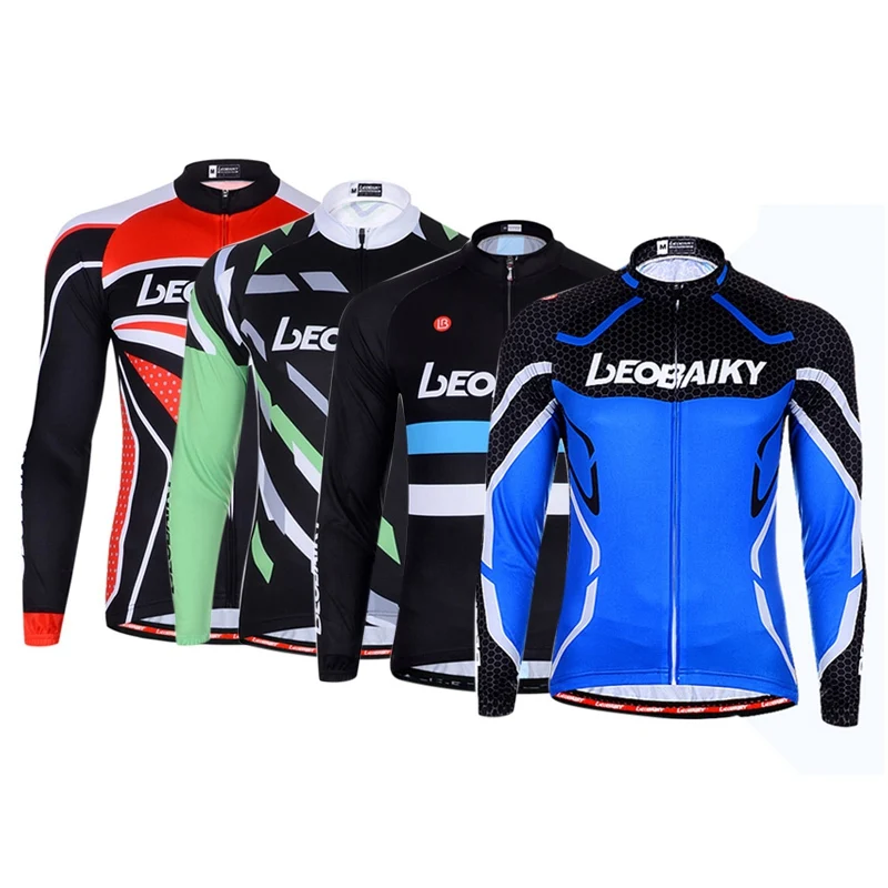 1 Pc Men Cycling Jackets Solid Zipper Long Sleeve Jersey Mutifunction Outdoors Sports Equipment | Спорт и развлечения