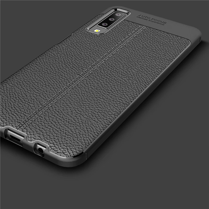YUETUO кожаный чехол для задней панели телефона etui, capinha, coque, cover, чехол для samsung galaxy a7 a 7 a750 a730 силиконовые аксессуары
