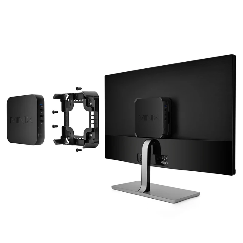 Minix NEO Z83 4 Plus Intel безвентиляторный мини ПК Cherry Trail X5 Z8350 HD graphics Гб 64 2 ГГц + 5 WiFi BT4.2 ТВ