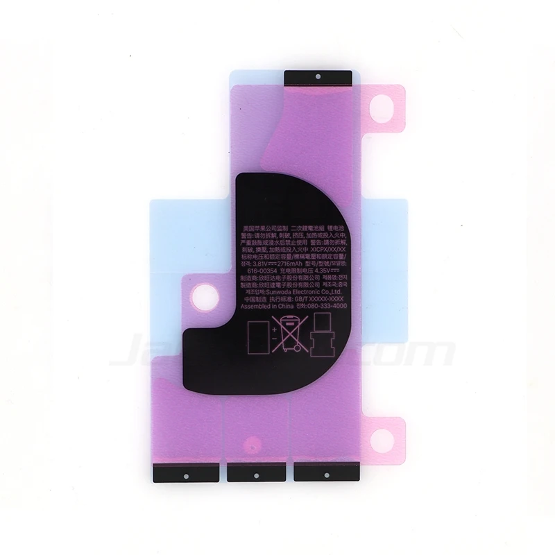 Батарея сборки Запчасти наклейки для iPhone 6 6 S 7 8 Plus X 5S 5C SE 6G XS аккумулятор Max клей Потяните газа клеевой грибок Замена