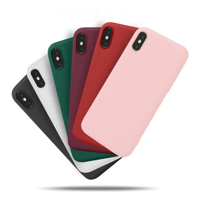 Blucub Мягкий чехол из ТПУ для iphone x 8 7 Plus ультра тонкая задняя крышка официальные