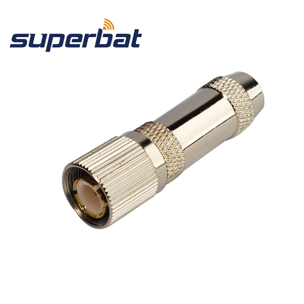 Superbat 75 Ohm 1.6/5.6(L9) Male Straight Crimp Attachment RF Coaxial Connectors for RG-174,RG-188A,RG316,LMR100