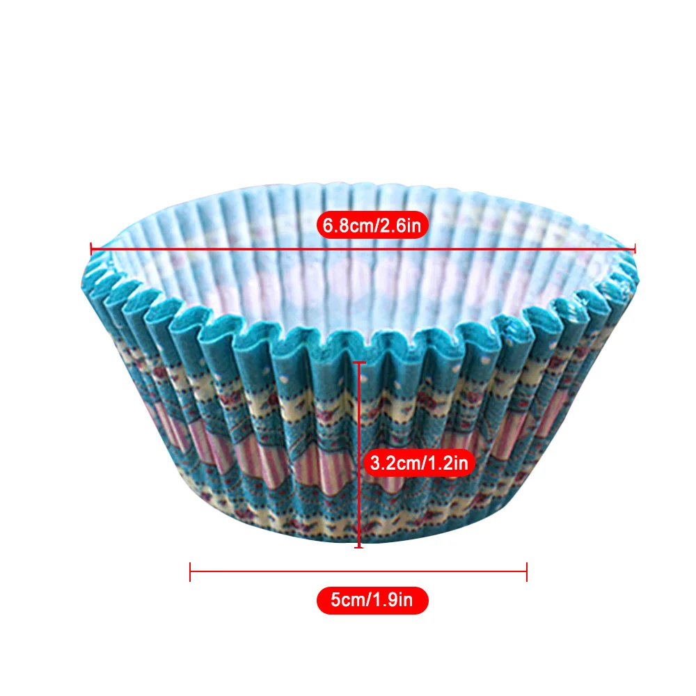 100 шт./компл. шкафчики для маффинов формы выпечки инструменты украшения тортов