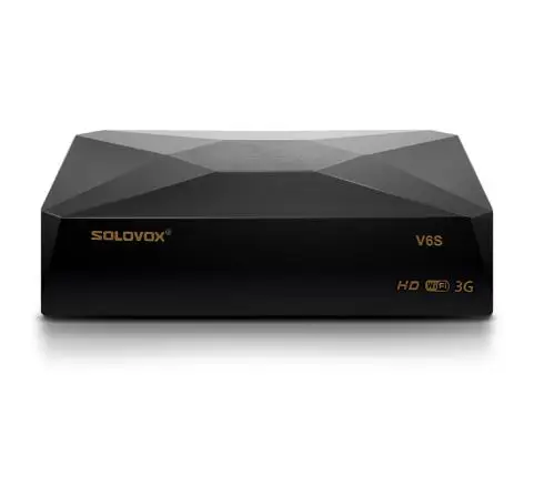 40 шт. спутниковый мини-приемник SOLOVOX V6S поддержка 2 USB веб-ТВ-карта Y0up0rn |