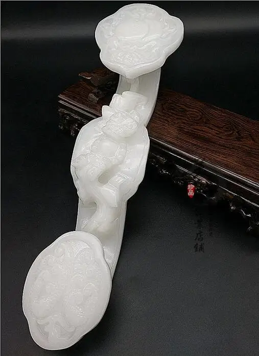 Новый руйи дом гостиная офис ТВ шкаф фэн шуй вход нефритовый большие украшения