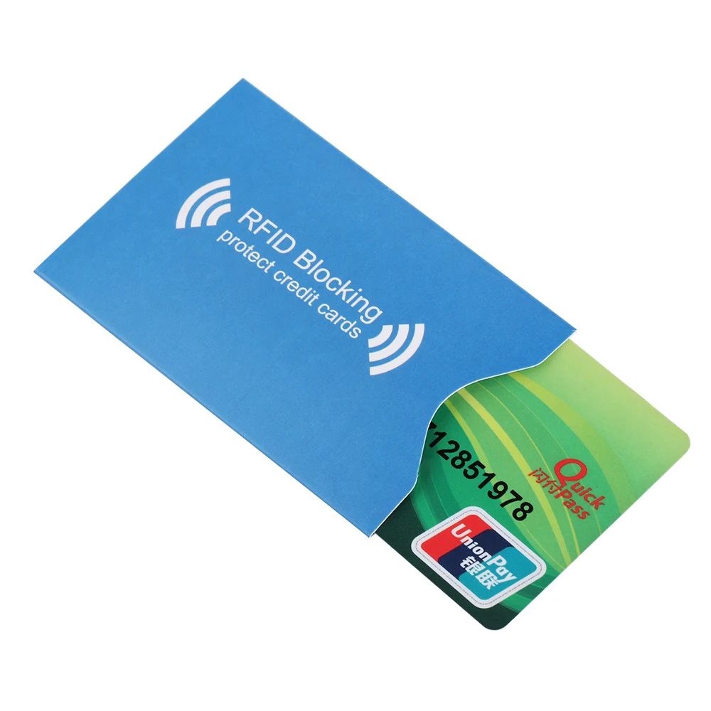 Анти Rfid кошелек Блокировка ридер замок банк держатель для карт Id банковский чехол для карт Защита металлический кредитный держатель для карт Алюминий
