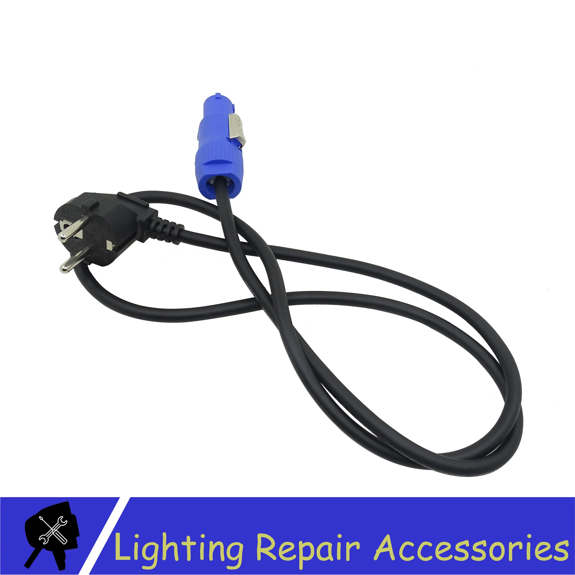 Moving Head Light Powercon EU Plug Power Cable Connector Audio Stage Exchange connector Euro plug For European Countries | Лампы и