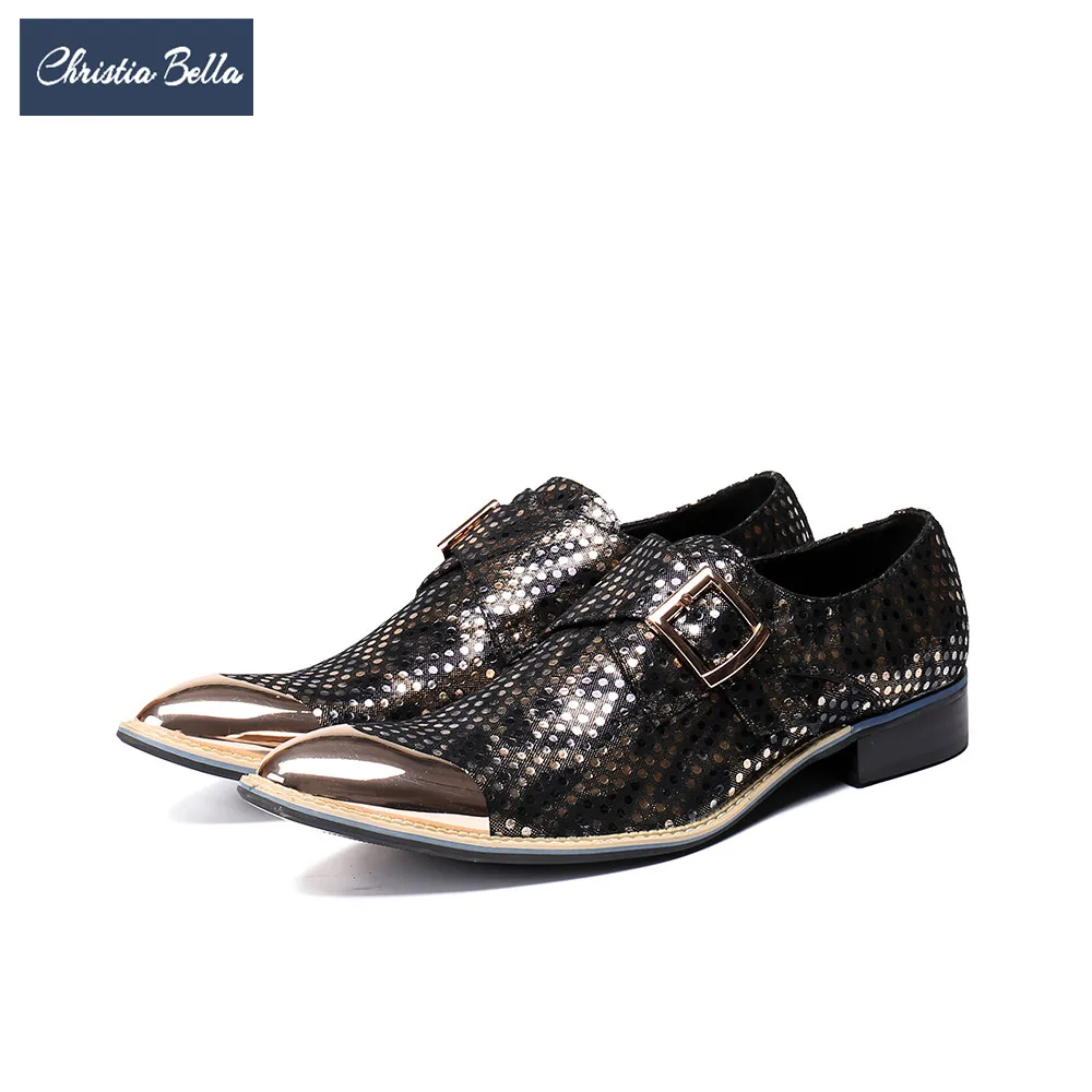 Новые итальянские деловые мужские туфли Милая серая обувь из натуральной кожи