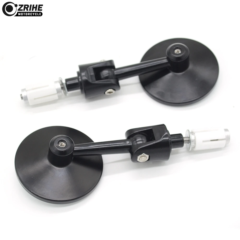 22 мм 7/8 &quotмотоцикл Складная Ручка Бар Конец Зеркала кафе гонщик для KAWASAKI Ninja ZX7R ZX9R