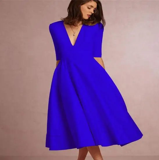 Style 8 TYJTJY винтажное осенне-летнее платье женское повседневное Элегантное Белое Бальное платье женские платья сексуальные длинные вечерние платья с v-образным вырезом размера плюс - Цвет: Style 8
