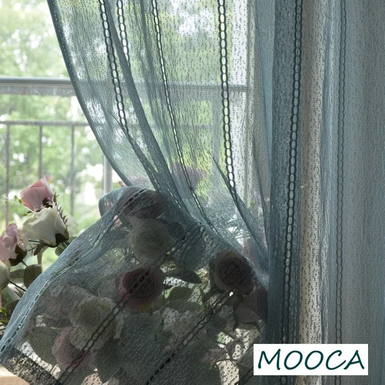 Белые темно-зеленые занавески для гостиной тюлевые прозрачные Занавески | Дом и