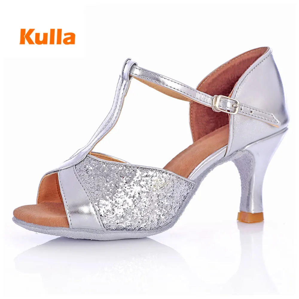 High Heeled Women Tango Salsa Dancing Shoes Heels 5/7cm Latin Ballroom Professional Dance Shoes Ladies Girls Wholesale Soft Sole