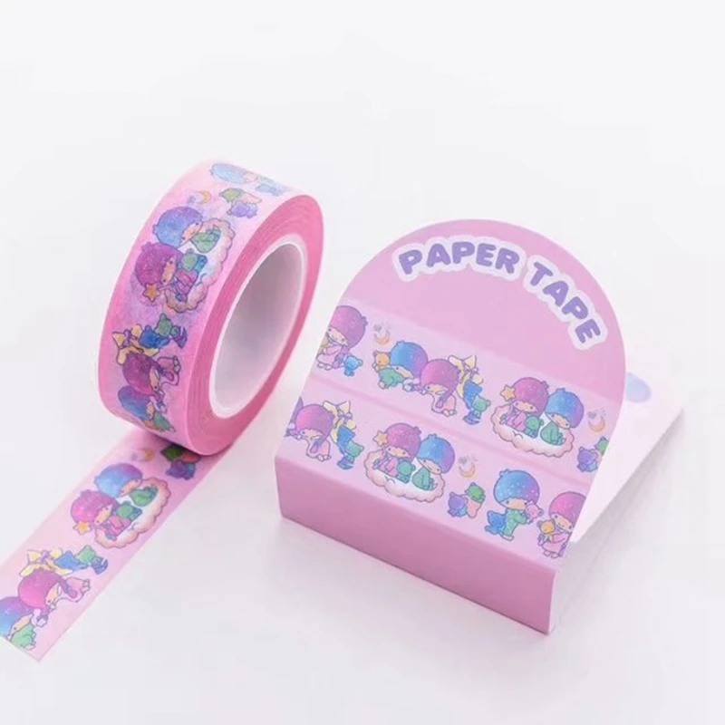 Милый Kawaii Melody Twins Star мультфильм декоративная клейкая лента васи лента DIY Скрапбукинг маскирующая лента для школы и офиса