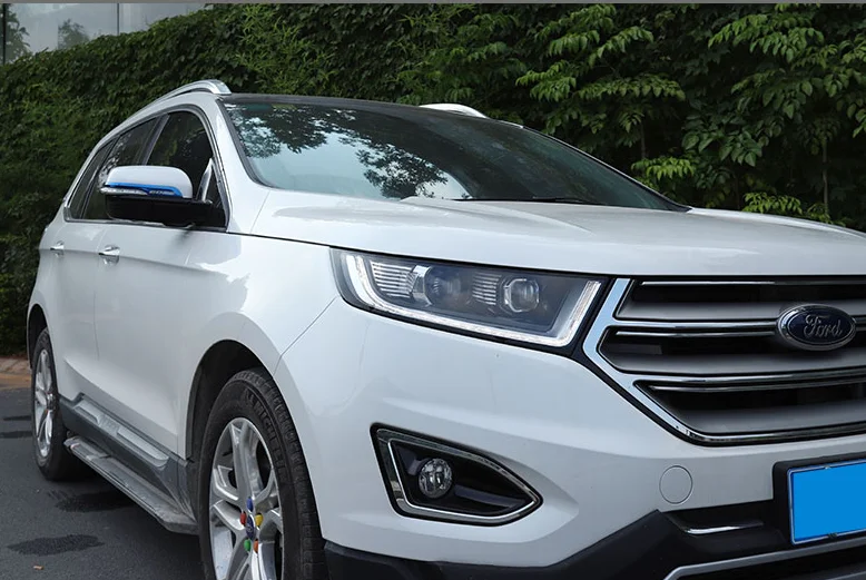 2 шт. светодиодный фонарь для Ford Edge- Автомобильный светодиодный фонарь с двойным ксеноновым объективом автомобильные аксессуары дневные ходовые огни противотуманные фары