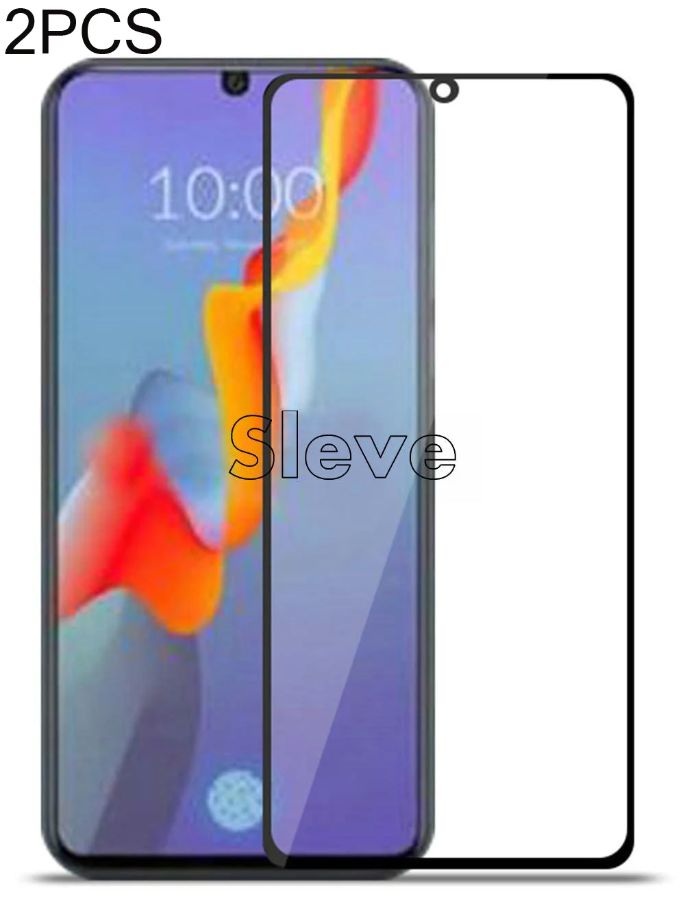2 шт. 2.5D 9H для Huawei P30 Lite Полное покрытие экрана Защитная пленка Закаленное стекло