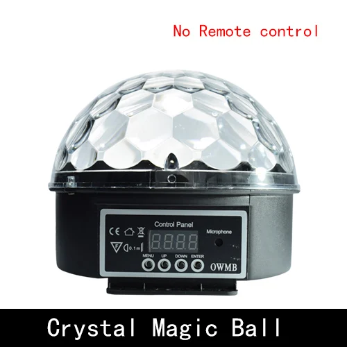Crystal Magic Ball Вращающийся светодиодный диско-магический шар для рождества, Хэллоуина, детской комнаты - Цвет: Crystal Magic Ball