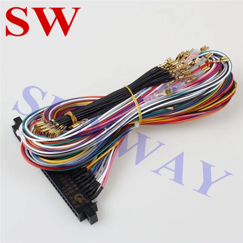 2 шт. Jamma провод жгут 28 pin jamma ткацкий джойстик соединитель кнопки для аркадного