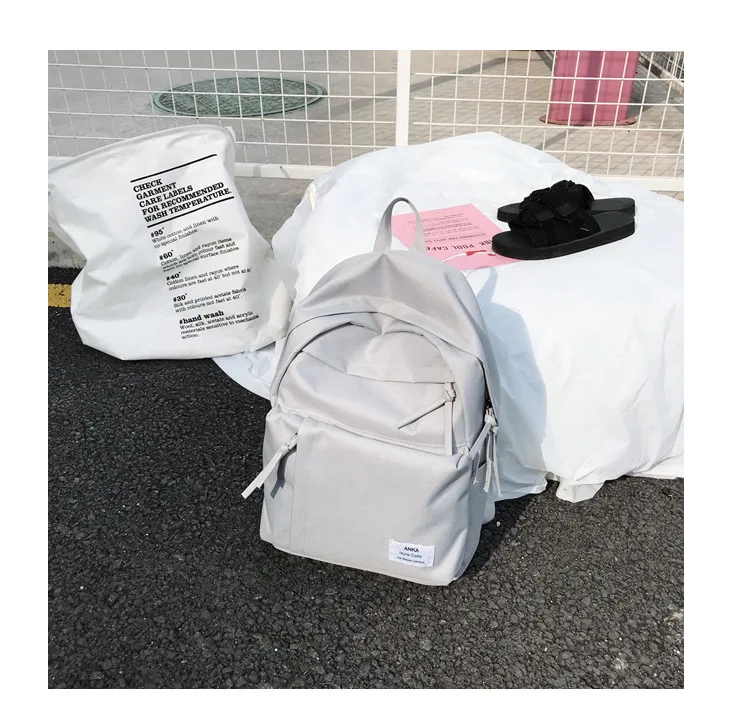 Школьный рюкзак для девочек-подростков Mochila Feminina, Большой Студенческий рюкзак, женская школьная сумка, серый Рюкзак, лето