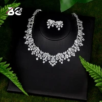 be 8 beautiful flower shape crystal cubic zirconia women jewelry sets wedding bride dress accessories bijoux femme ensemble s087