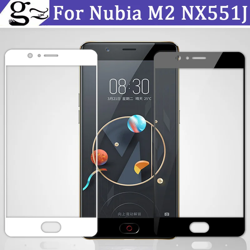 2 шт 3D полное покрытие закаленное стекло для ZTE Nubia M2 NX551J 9H полная защитная пленка M