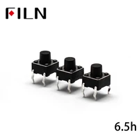 fl7 010 66j h6 5 50pcs 6x6x6 5mm tact switch push button switch 12v copper 4pin dip micro switch for tvtoyshome use button