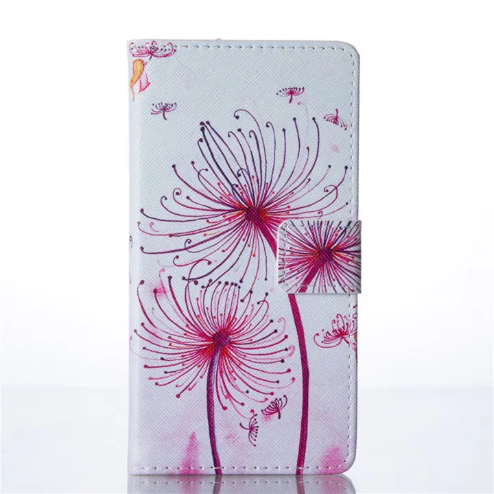 Dandelion Чехол DEEVOLPO для huawei Ascend P8Lite P8 LITE, силиконовый чехол с держателем и отделением для карт, чехол с рисунком, Fundas Coque Bag D03E - Цвет: Dandelion