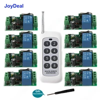 433mhz universal wireless rf remote control switch ac 110v 220v 240v 1ch relay receiver module and rf 433 mhz remote transmitter