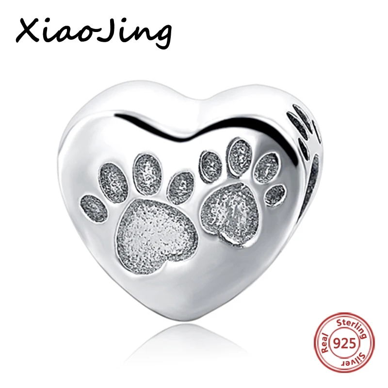 High quality genuine 925 Sterling Silver Love Hearts Charms beads Fit Authentic Pandora Bracelet beads jewelry making lover Gift
