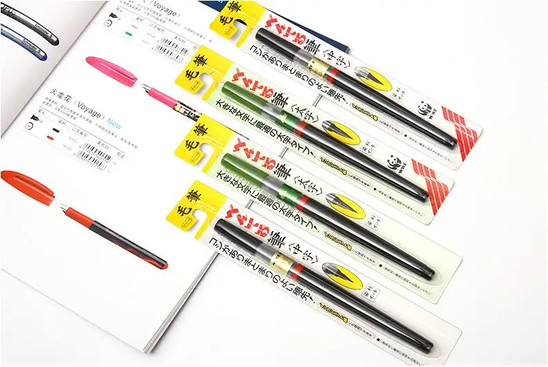 1 шт. Pentel Fude кисть для рисования очень тонкая, средняя, смелая портативная многоразовая кисть для акварельной каллиграфии для рисования, рисования, письма