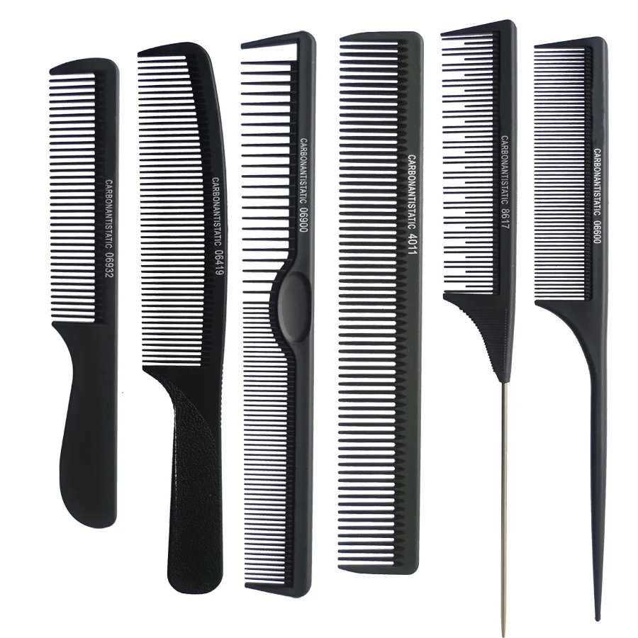 Профессиональный триммер для волос карбоновая Расческа парикмахеров белая