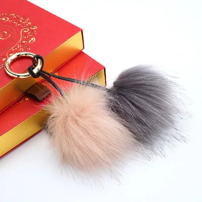 Personality fashion bag ornaments car key ring The fox plush ball pendant | Автомобили и мотоциклы