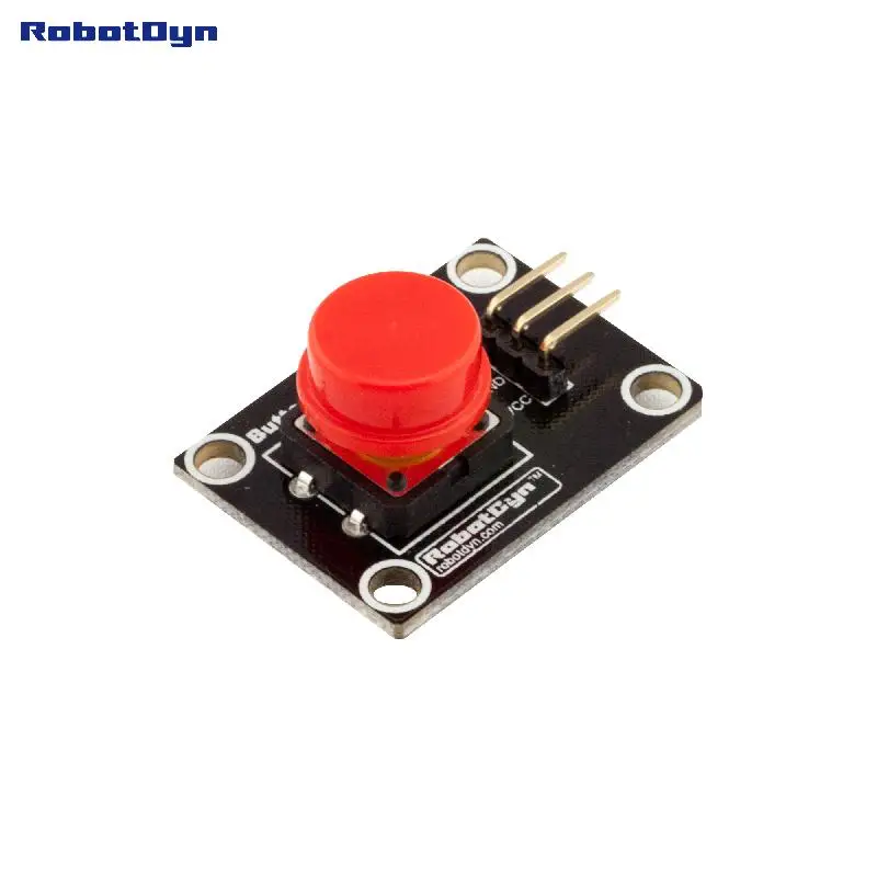 Модуль кнопочного выключателя (красный). С светодиодный светильник действий.|module
