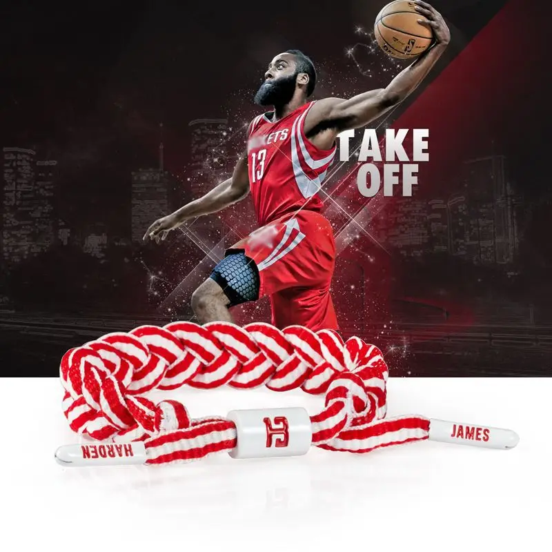 Регулируемые плетеные браслеты Карри Коби Харден Джеймс браслет баскетбольная