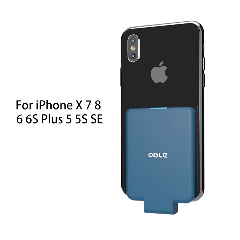 IOS BLUE OISLE power core 4500 мАч, внешний аккумулятор с высокоскоростной технологией зарядки, внешний аккумулятор для iPhone X XS MAX XR, iPad, iPod - Цвет: IOS BLUE