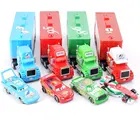 Disney Pixar Тачки 2 Молния Маккуин цыпленок Хикс король 1:55 литые машинки из сплава грузовик для мальчиков Игрушки Подарки Наборы в розницу