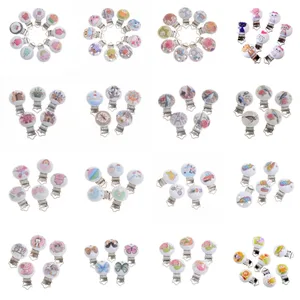 Зажимы для пустышки MIAOCHI, деревянные, металлические, 5 шт.