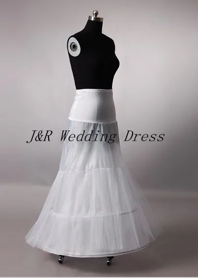 

Бесплатная доставка, Высококачественная Белая Нижняя юбка русалки с 2 обручами, кринолин для свадебных платьев русалки