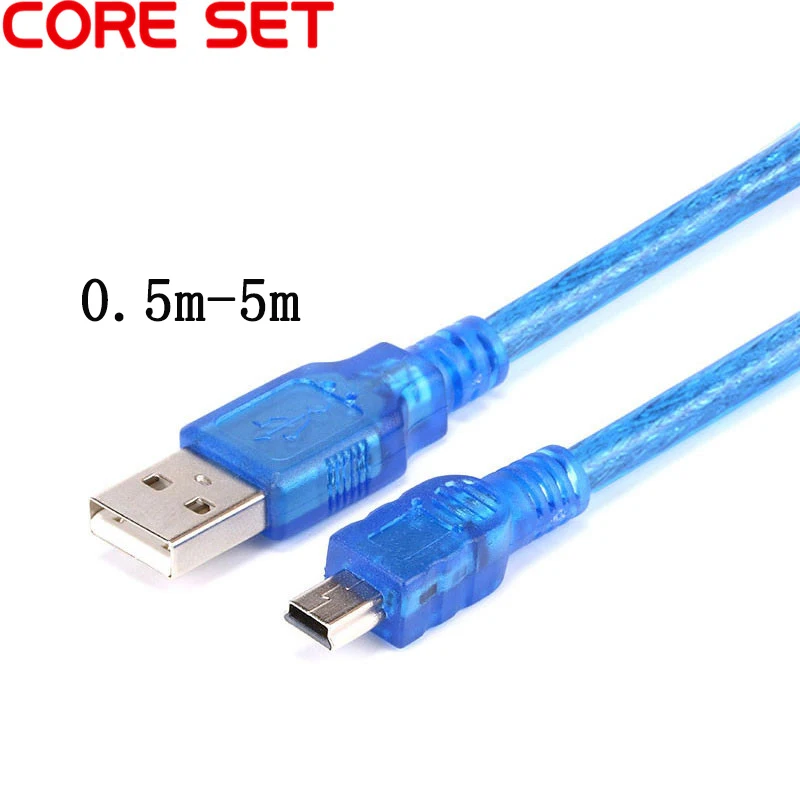 0 5 м-5 м кабель для передачи данных папа к Мини USB B 5pin ПК 2 Тип шнур приводит