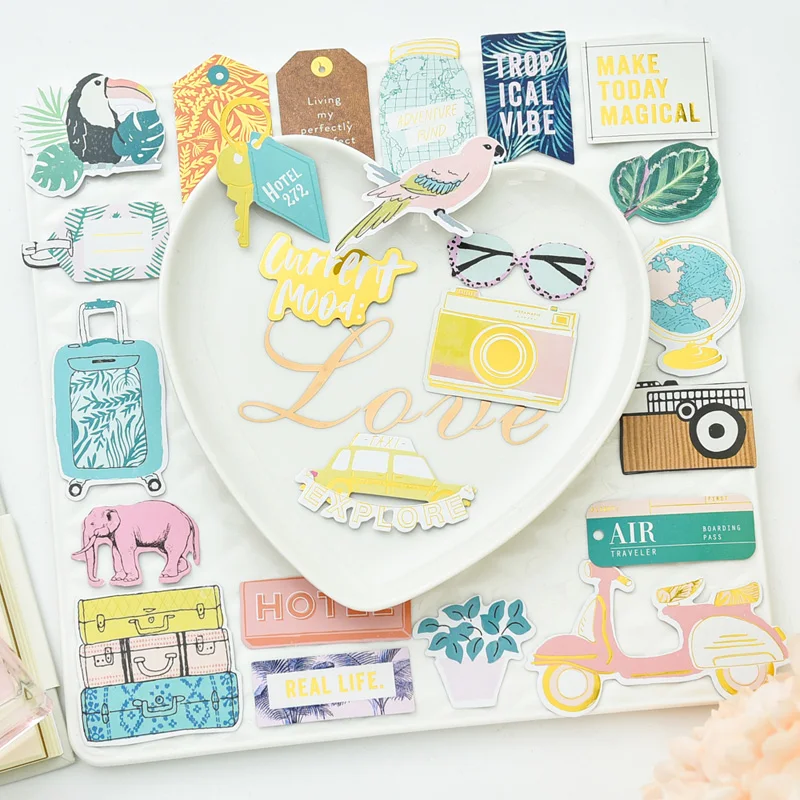 KSCRAFT Make Today волшебный красочный картон высечки для DIY