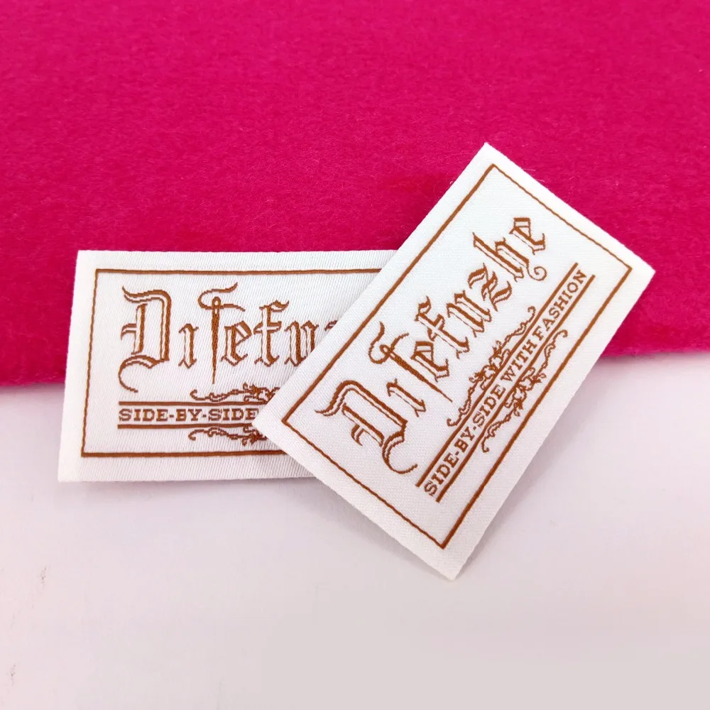 ZeQi Garment tags woven labels customize main label washable polyester 1000pcs/lot free shipping | Дом и сад