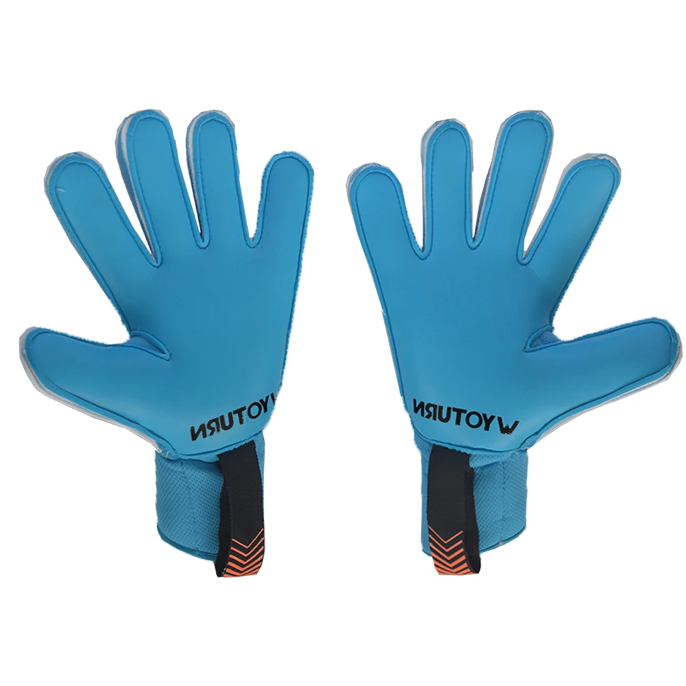 WYOTURN 2021 New Style Adults Size Soccer Goalkeeper Gloves Professional Thick Latex Soccer Goalie Gloves Support Dropshipping